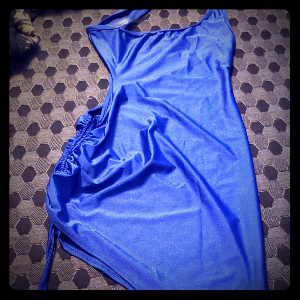 K Too Royal Blue One Shoulder Party Dreds (AMI)